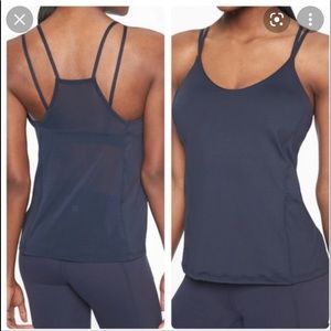 Athleta Dream Support Workout Tank Navy Large